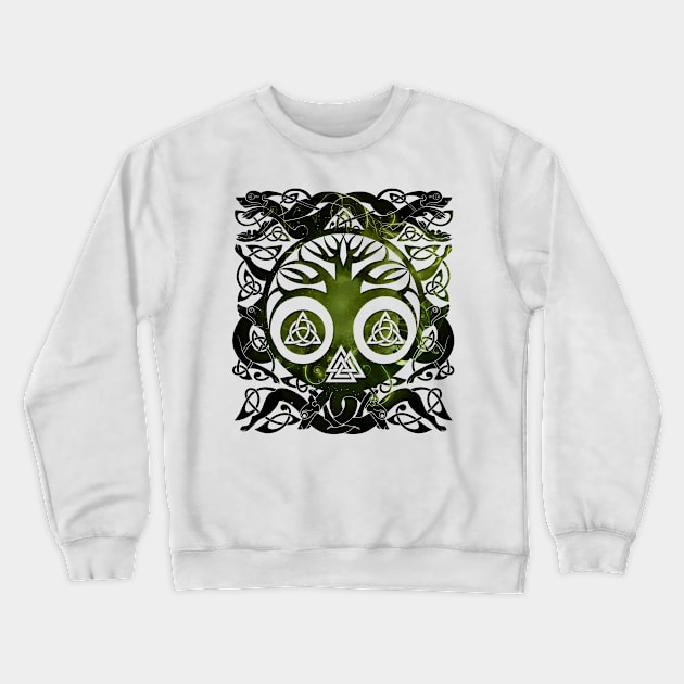 Tree of life - Yggdrasil Crewneck Sweatshirt by Nartissima